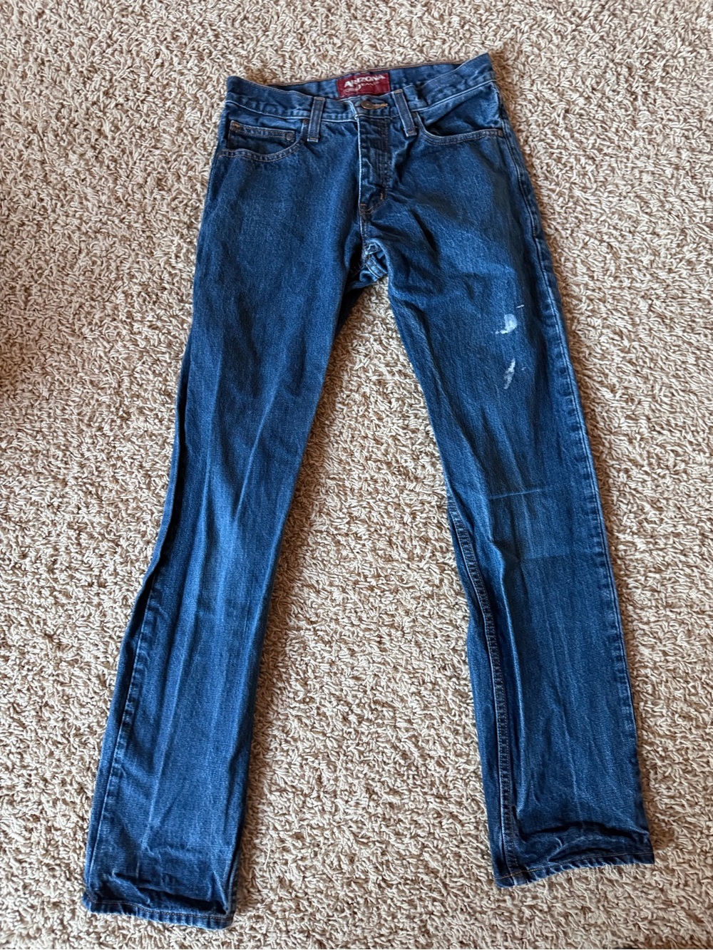 Arizona Jean Co Mens Jeans Size 28x32 Blue Denim
